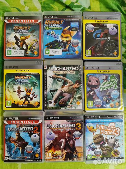Игры диски для ps3