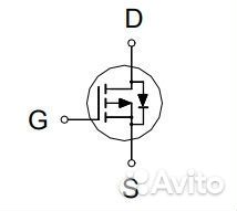 Микросхема P1203EEA P-Channel mosfet 30V 40A pdfn