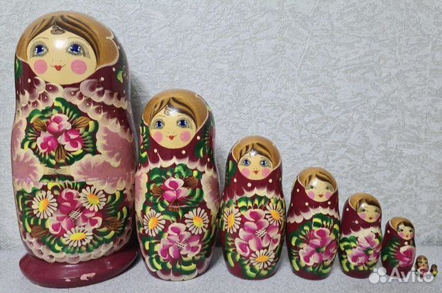 Матрёшка игрушка росписная