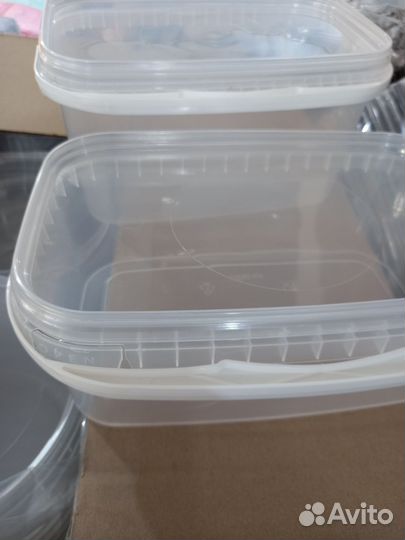 Ведро с ручкой контейнер пластиковый