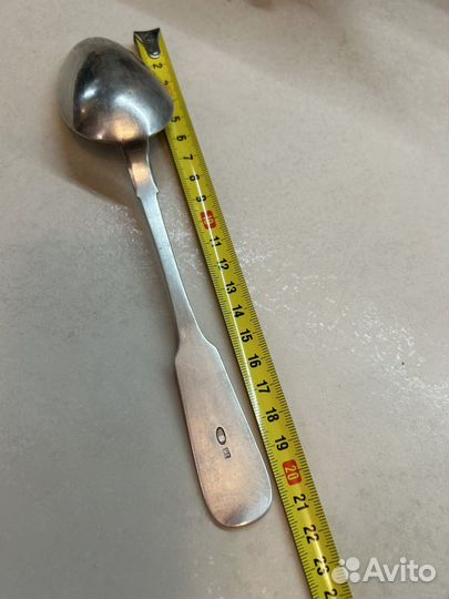 Столовая ложка серебро 84 проба