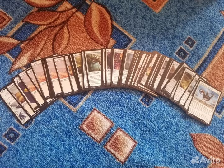 Белые карты Мтг Mtg mtg 86 карт набор whate