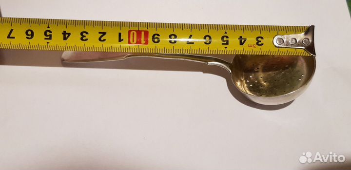 Ситечко для чая серебро 84 пробы