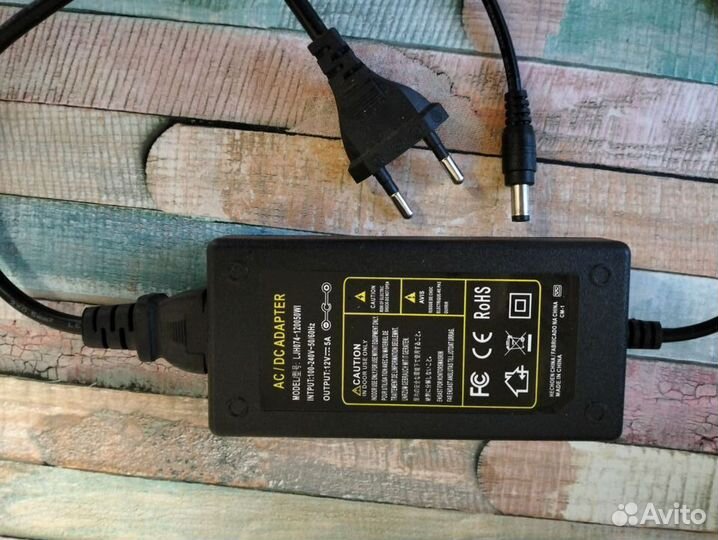 Блок питания 12v,5a для ЖК мониторов HP Pavilion