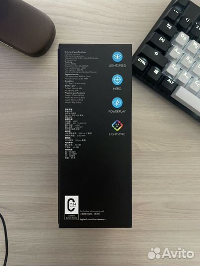 Беспроводная мышь logitech g pro wireless