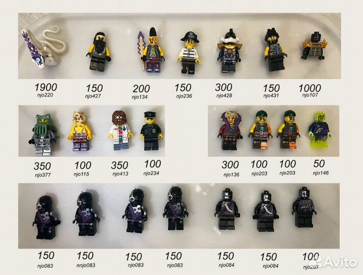 Минифигурки Lego Ningjago