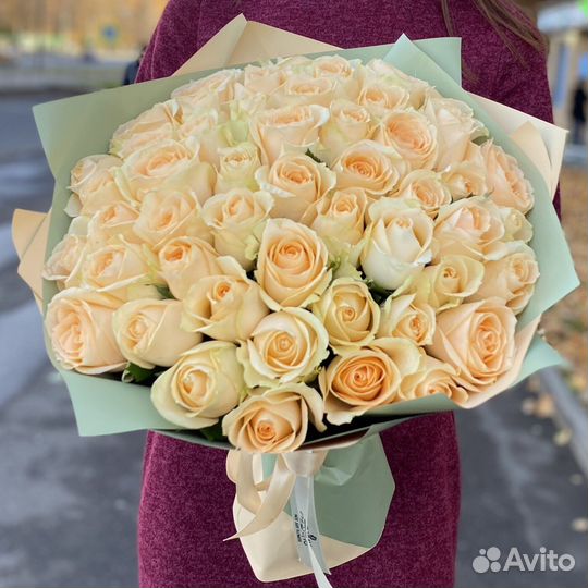 51 роза цветы букеты с доставкой