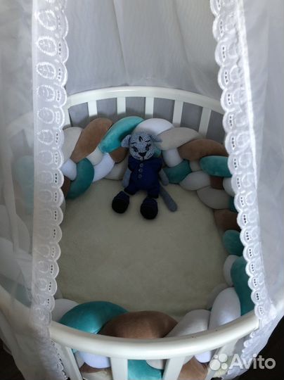 Бортик косичка