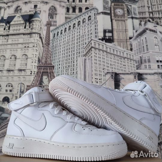 Кеды кроссовки Nike Air Force 1 Mid 07 Оригинал