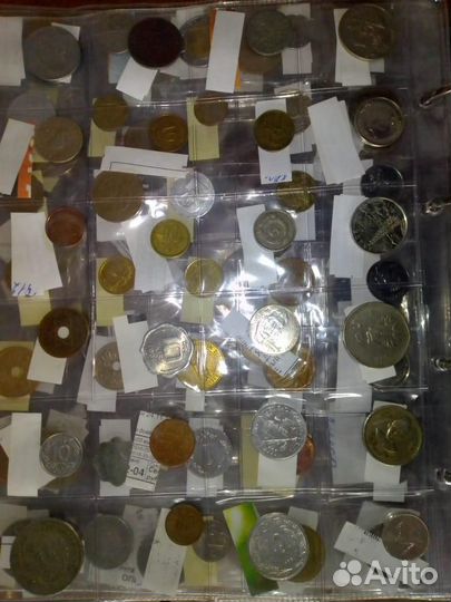 Монеты иностранные, импортные в ассортименте