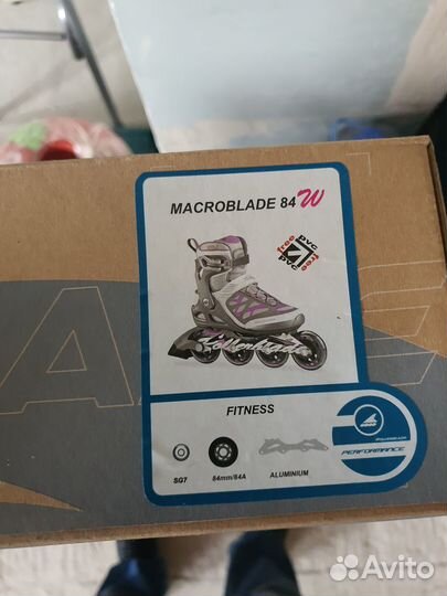 Ролики Rollerblade macroblade 84 размер 39
