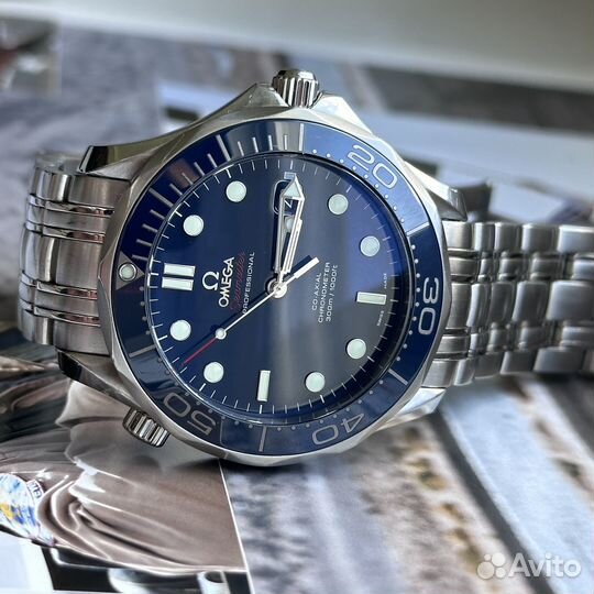 Omega Seamaster Co-Axial Ceramic Blue. 41mm