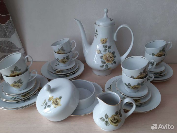 Чайный, кофейный сервис гдр, фарфор, времён СССР