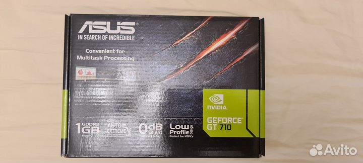 Видеокарта asus GeForce GT 710 Silent LP