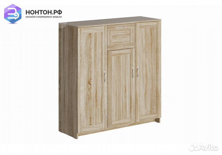 Комод с дверцами Сириус 1 ящик сонома