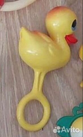 Утенок-погремушка