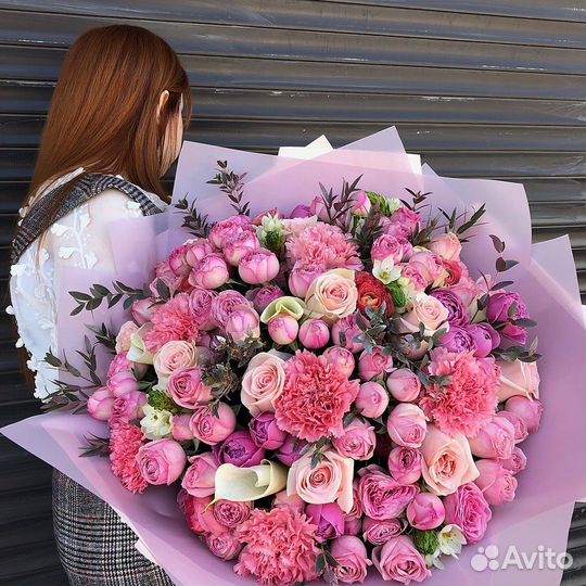 Большой сборный букет