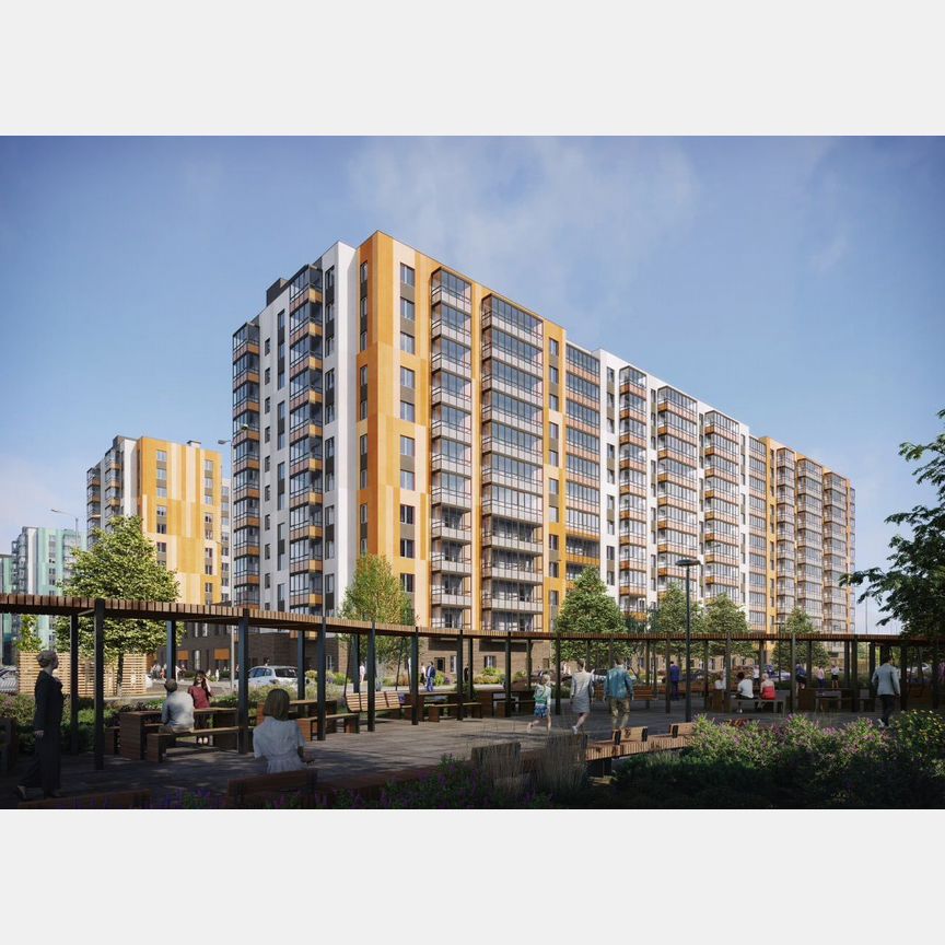 1-к. квартира, 37,9 м², 2/12 эт.