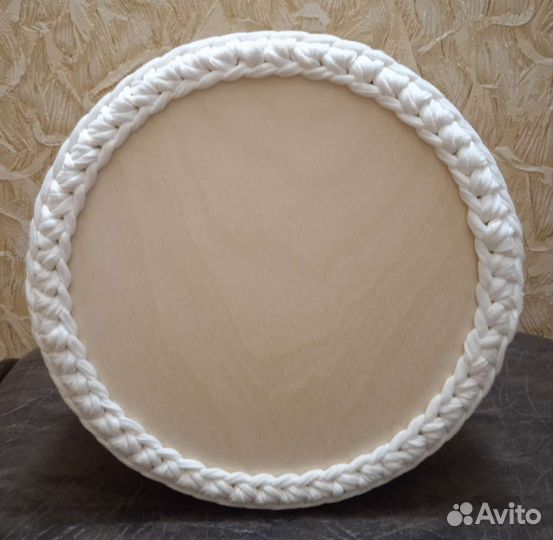 Корзина из трикотажной пряжи