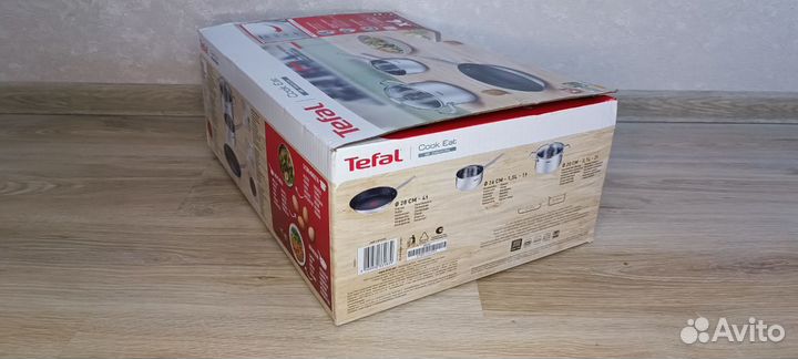 Набор посуды Tefal Cook Eat B922S434, 4 пр