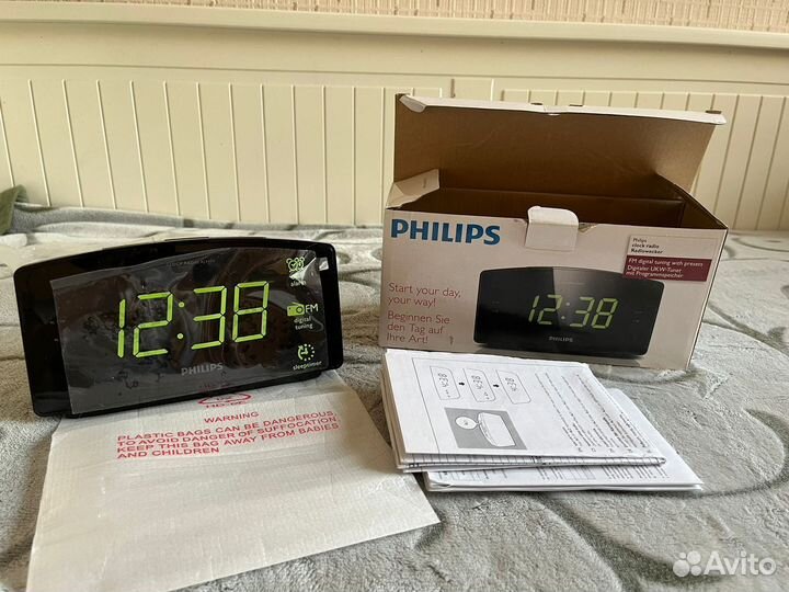 Philips радио часы будильник