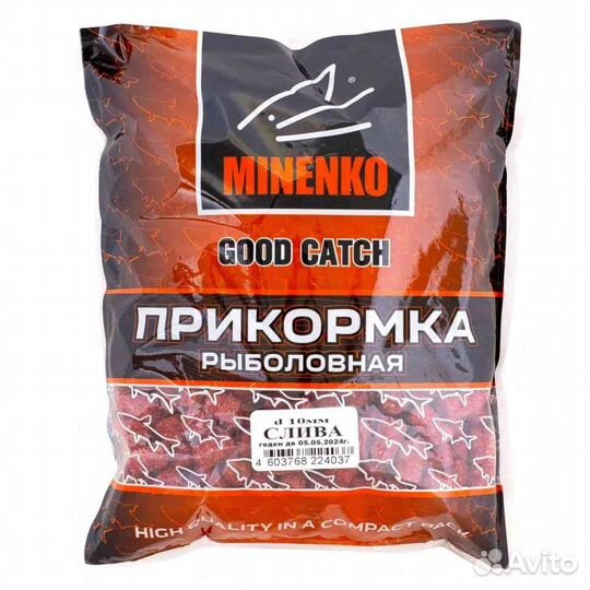 Пеллетс minenko good catch Гранулы 10мм, 700г