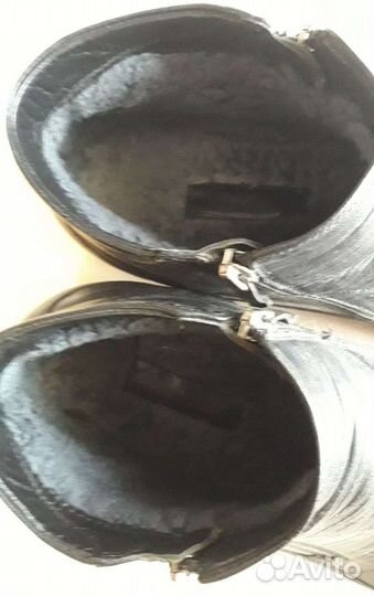 Ботинки мужские кожа/мех р.46