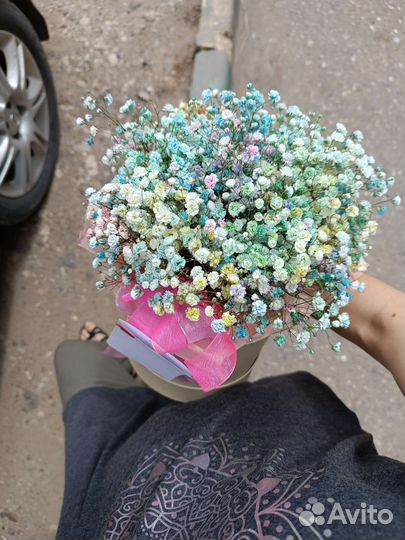 Гипсофила в коробке. Это супер красиво