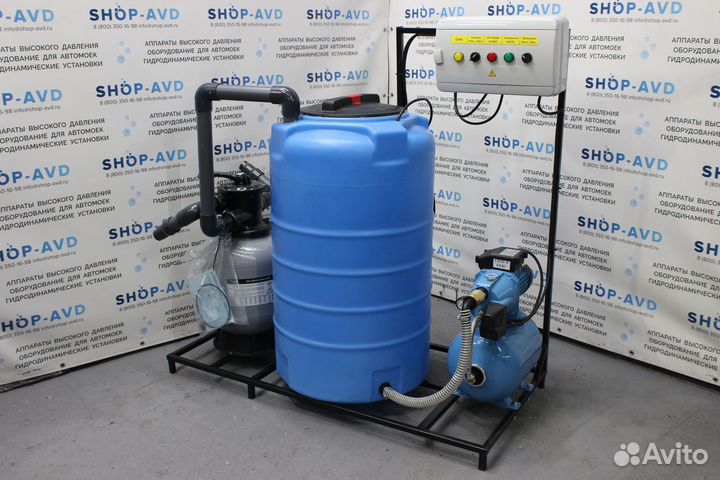 Очистка воды на автомойке замкнутого цикла