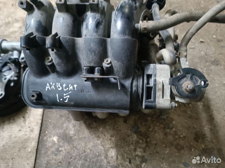 Коллектор выпускной Hyundai accent 1.5