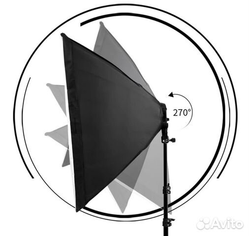 Профессиональный Софтбокс для фото видео 50x70 см