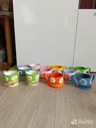 Кашпо для цветов керамическое