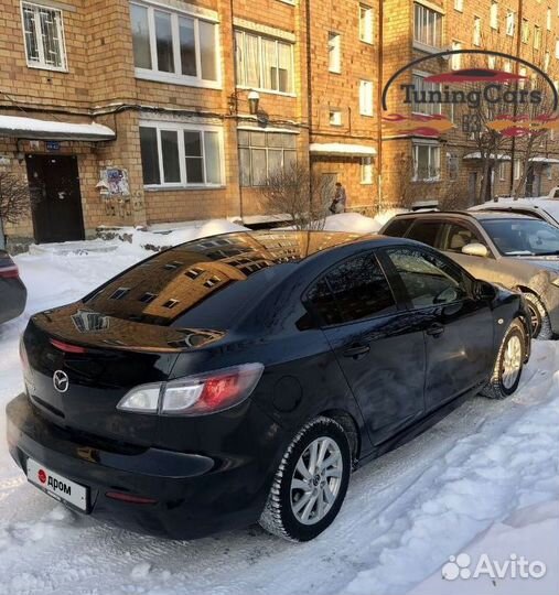 Накладки на пороги Mazda 3 BL 2008-2013г.в