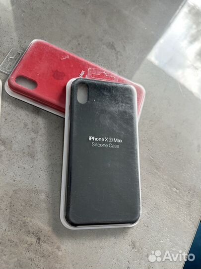 Силиконовый чехол на iPhone xs max