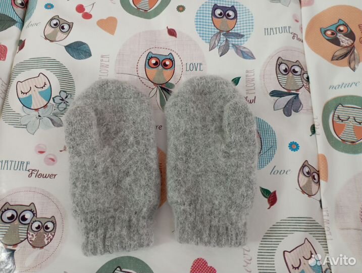 Варежки зимние детские