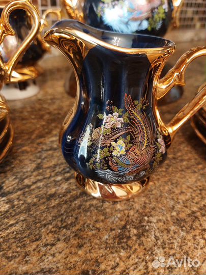 Чайно кофейный фарфоровый сервиз