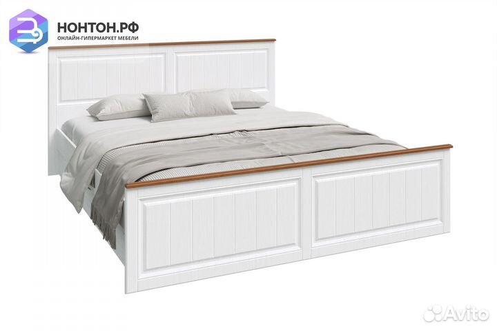 Кровать Валенсия 1.6 м белая