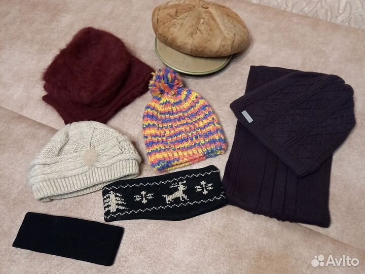 Шапки шляпы береты