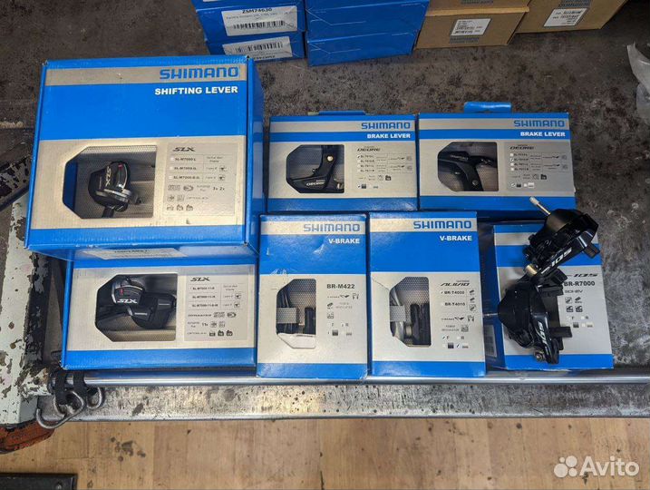 Много новых Перекл. Shimano, кассет, манеток и др