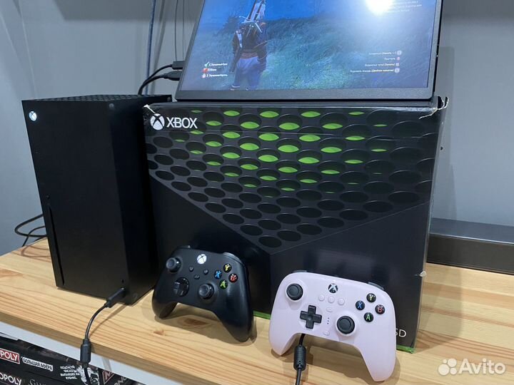 Xbox series X / 2 геймпада / коробка / обмен