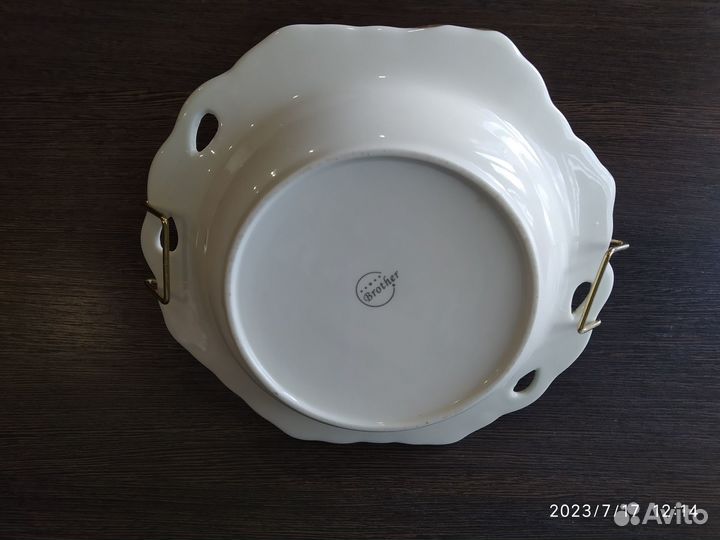 Фарфоровая ваза-конфетница СССР