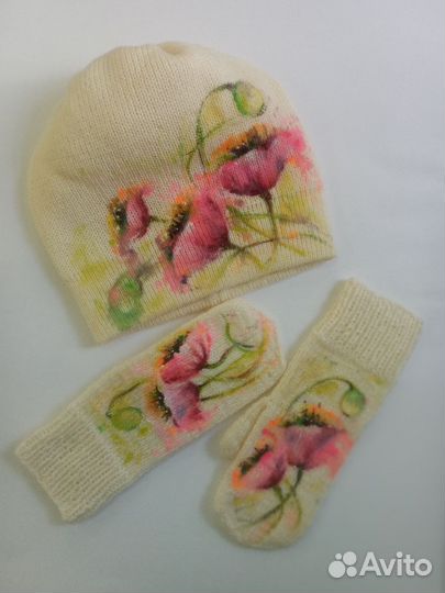 Шапа+варежки
