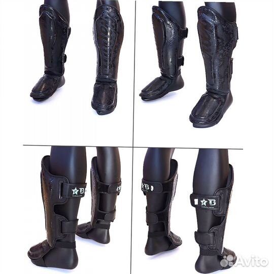 Защита голени и стопы щитки Fairtex для единоборст