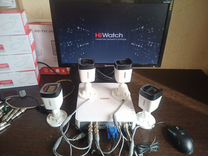 Комплект видеонаблюдения на 4 камеры