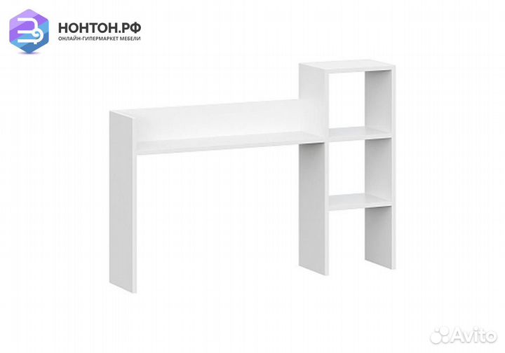 Надстройка для письменного стола Анри белый тексту