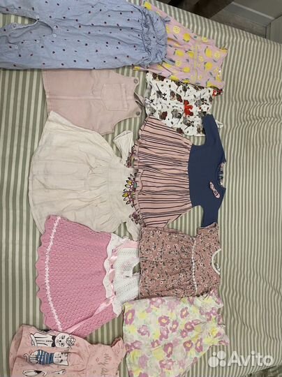 Вещи пакетом на девочку 80