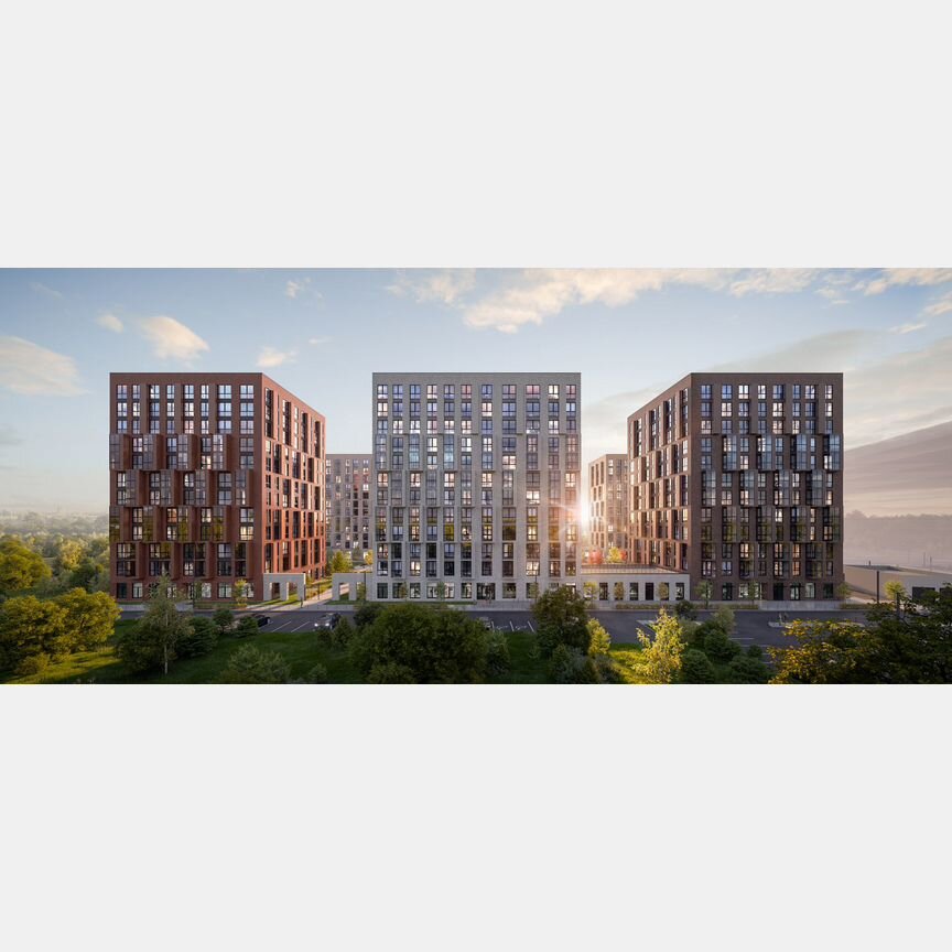 1-к. квартира, 44,3 м², 11/12 эт.