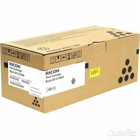 Картридж лазерный Ricoh SP C310HE Black, новый