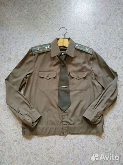 Китель, рубашка, плащ военный, СССР