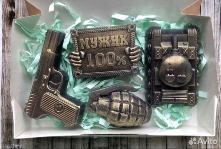 Мыло ручной работы к 23 февраля